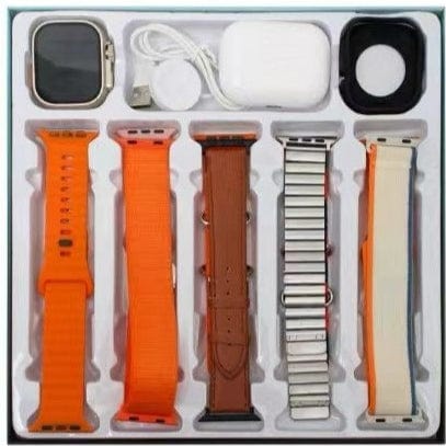 Ultra-2(11+1) watch with earpods second generation and 10 different straps